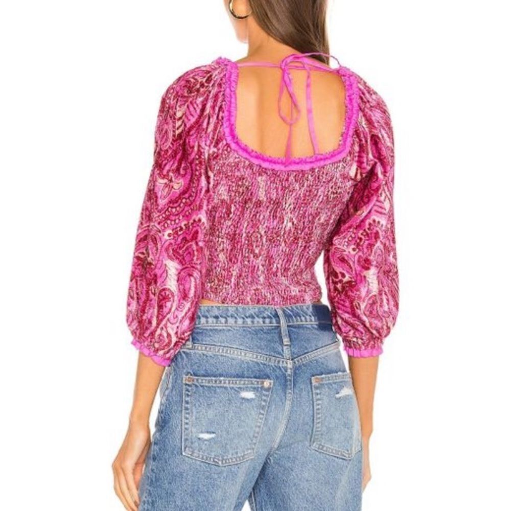Free People: Dare Me Velvet Blouse - Picture 5 of 11